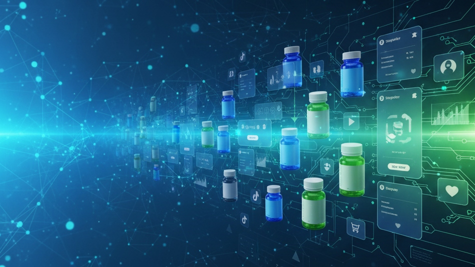 AI-assisted matchmaking between health supplements and TikTok creators